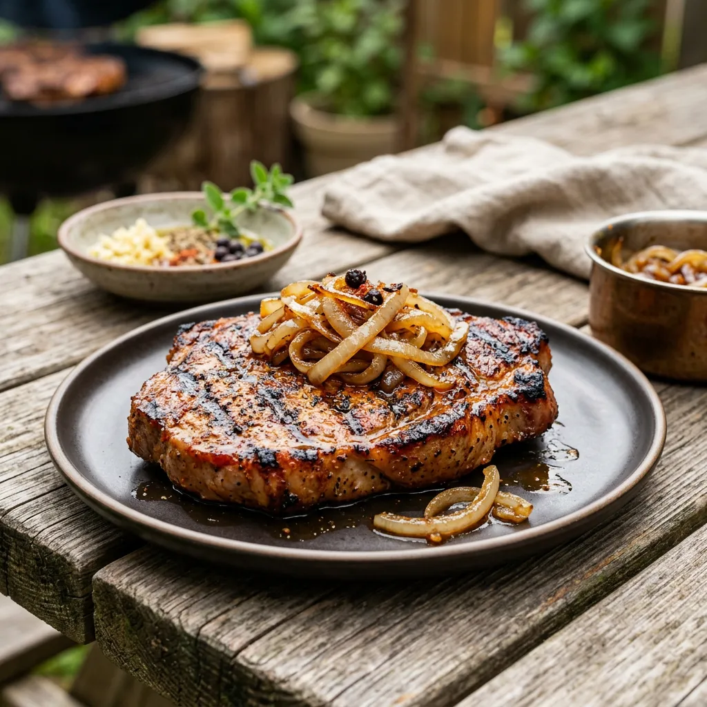 German Schwenkbraten (Pork Steak Barbecue) Recipe