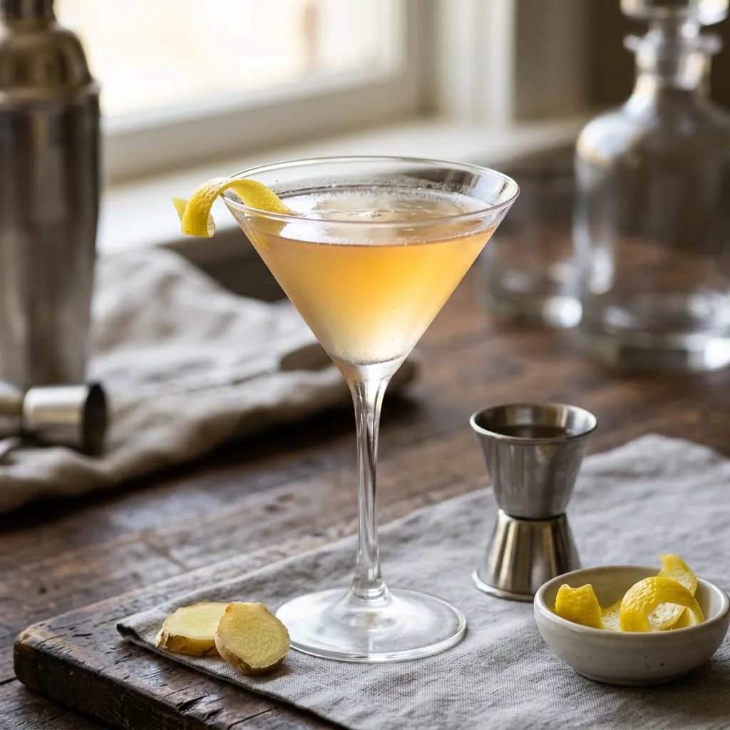 Ginger Martini