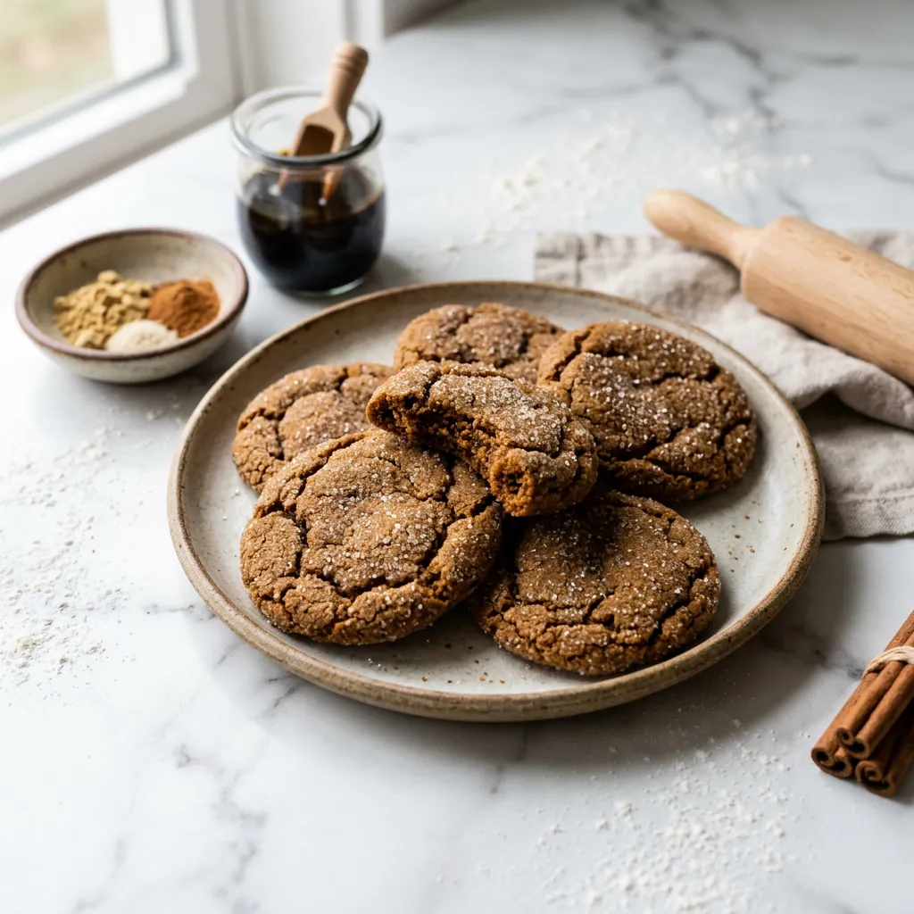 Ginger Molasses Cookies Recipe