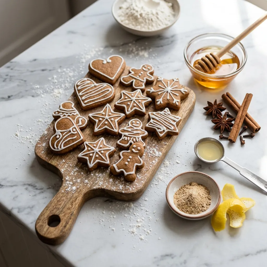 Gingerbread Cookies - Czech Pernik na Figurky