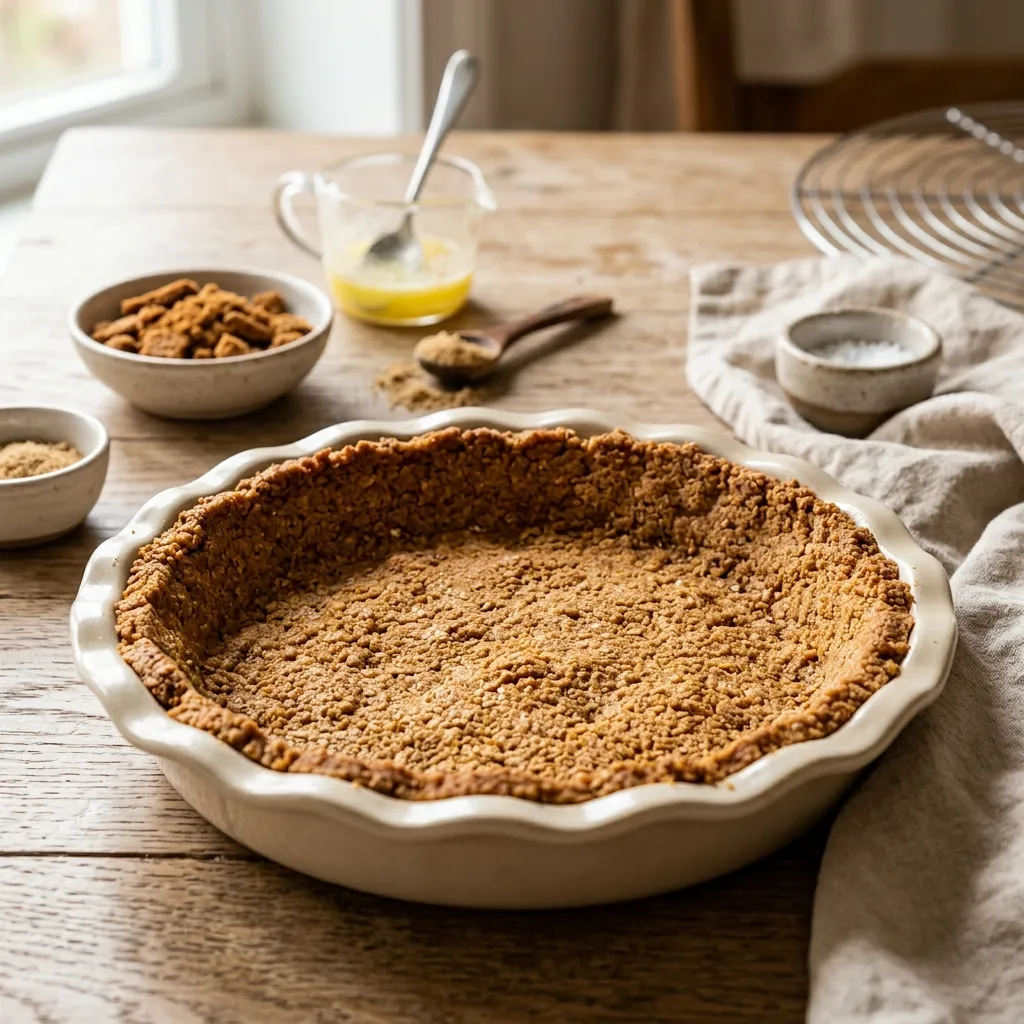 Gingersnap Pie Crust