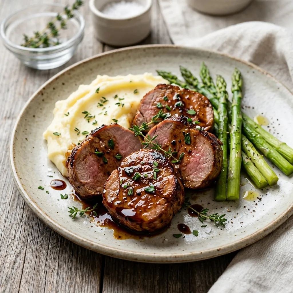 Glazed Pork Medallions
