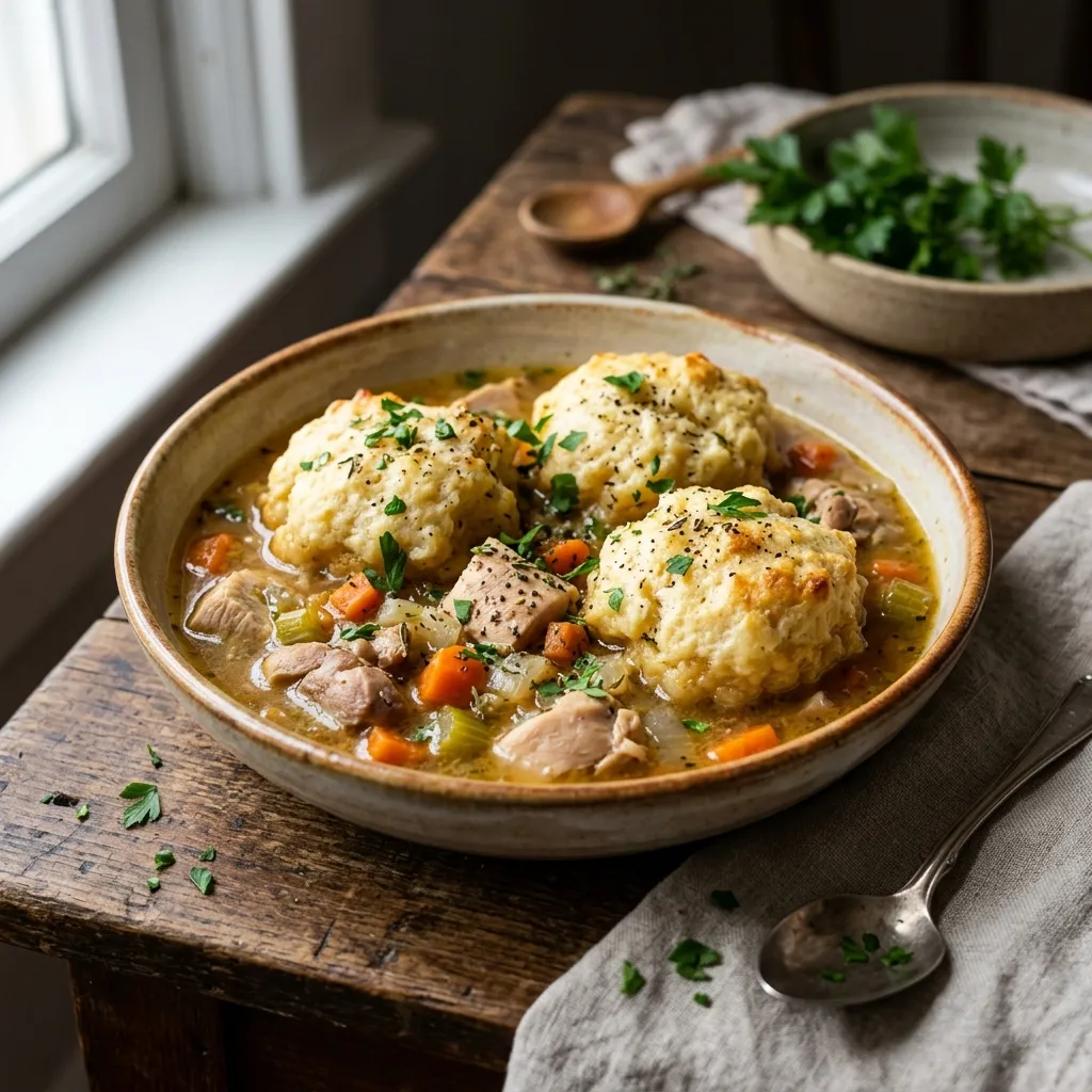 Gluten-Free Chicken and Dumplings
