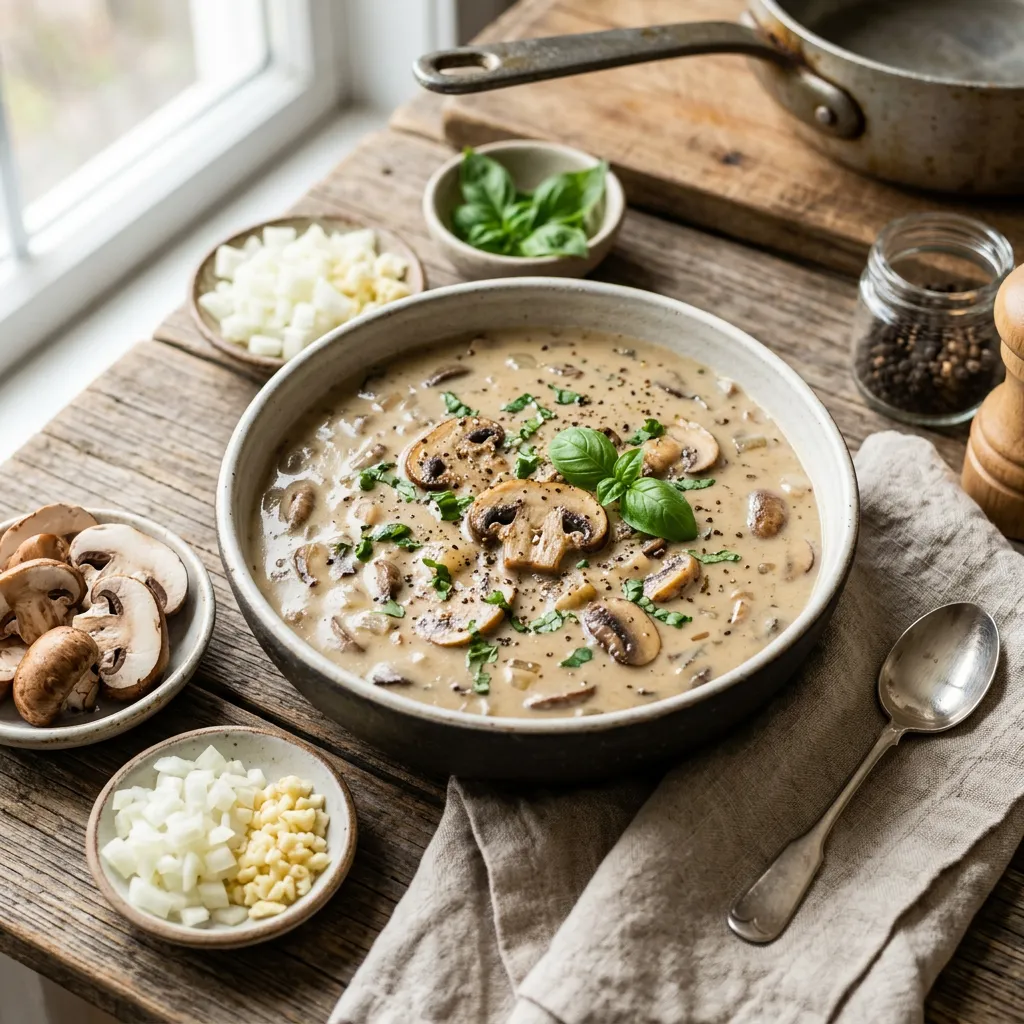 Gluten-Free Cream of Mushroom Soup