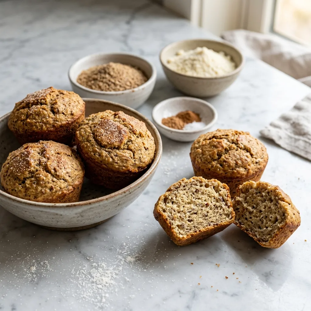 Gluten-Free Flax Meal and Almond Flour Muffins