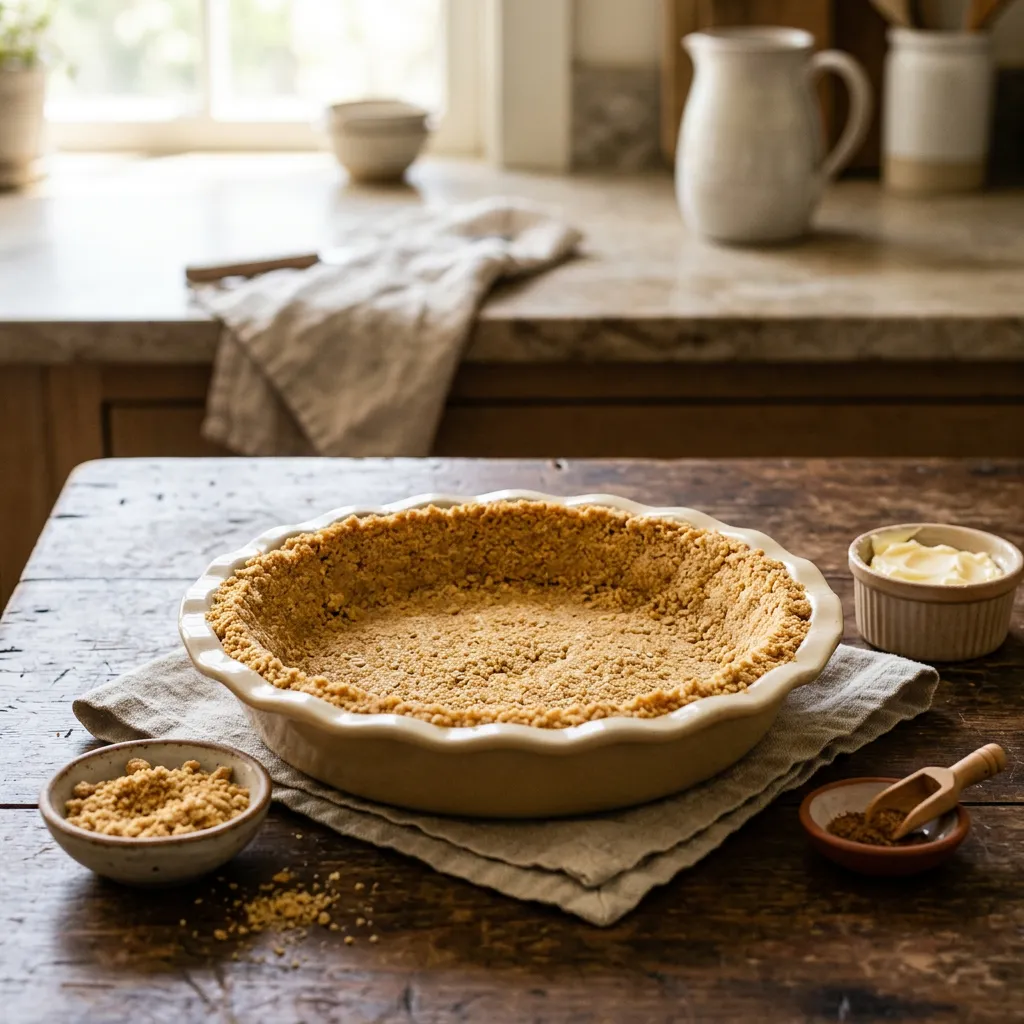 Gluten-Free Graham Cracker Pie Crust