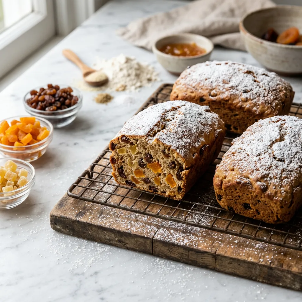 Gluten-Free Miniature Stollen Loaves