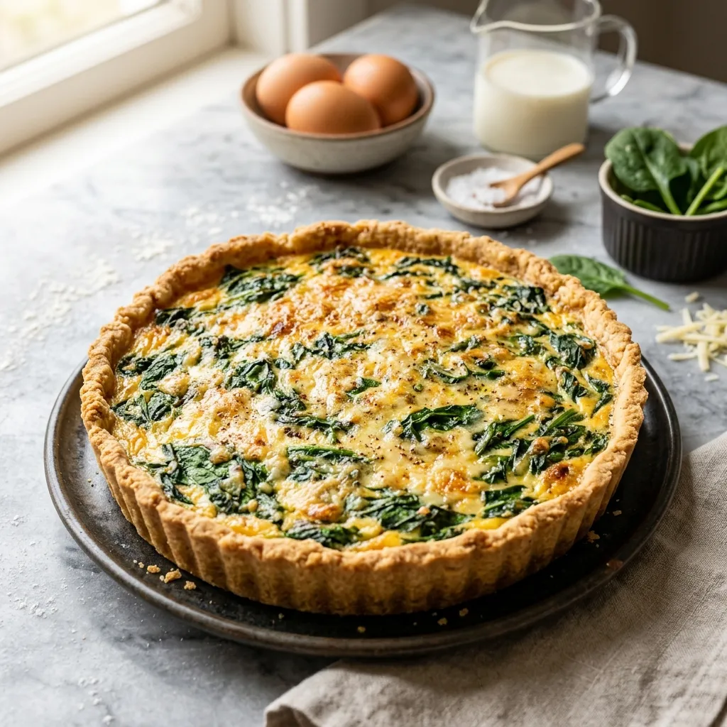 Gluten-Free Spinach Quiche