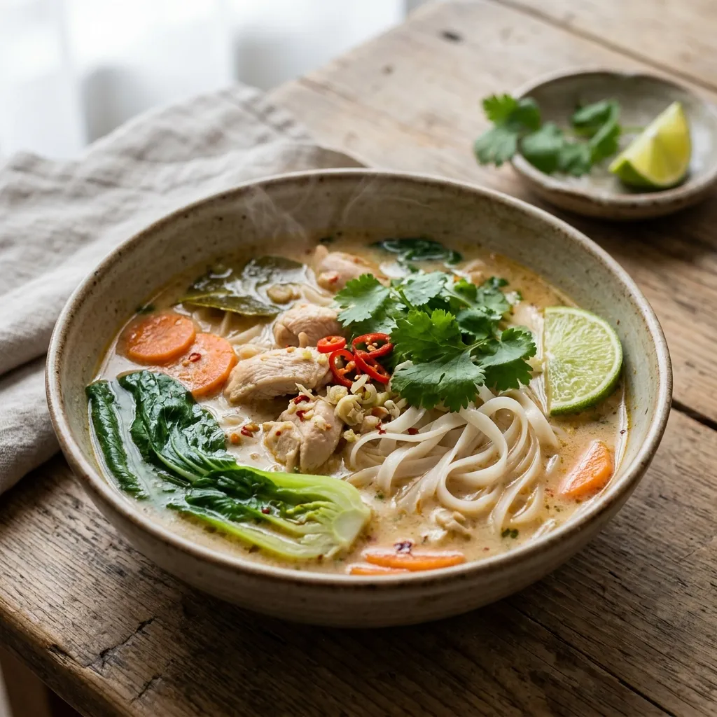 Gluten-Free Thai Chicken Noodle Soup Recipe