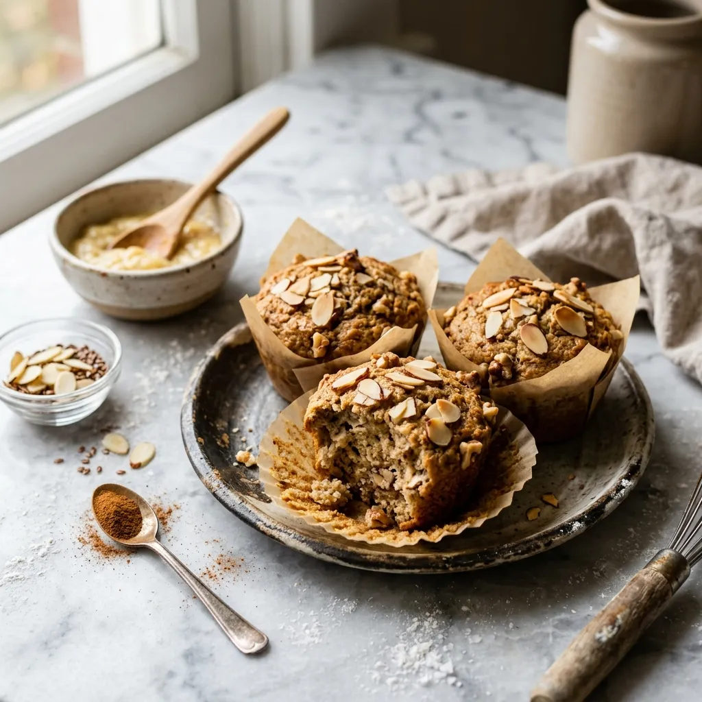 Gluten-Free Vegan Banana Bread Muffins