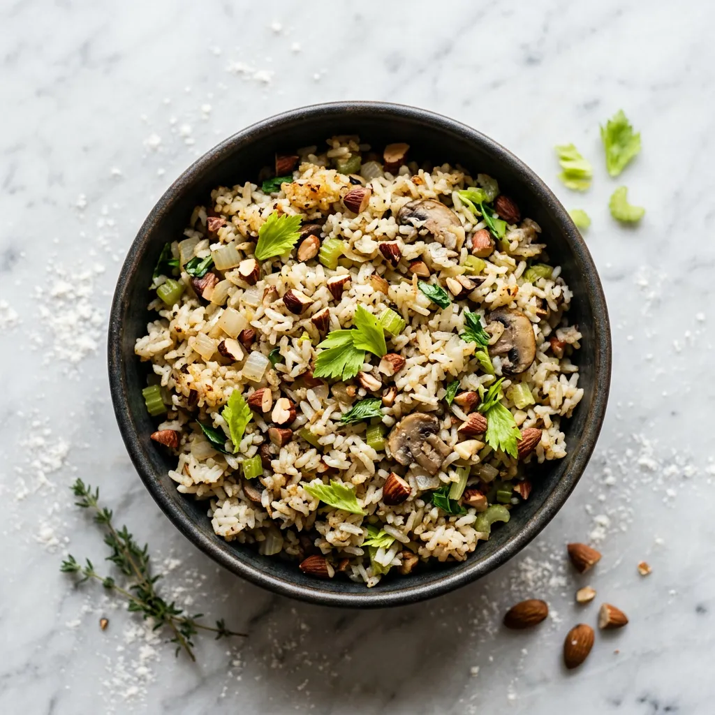 Gluten-Free Vegetarian Rice Stuffing