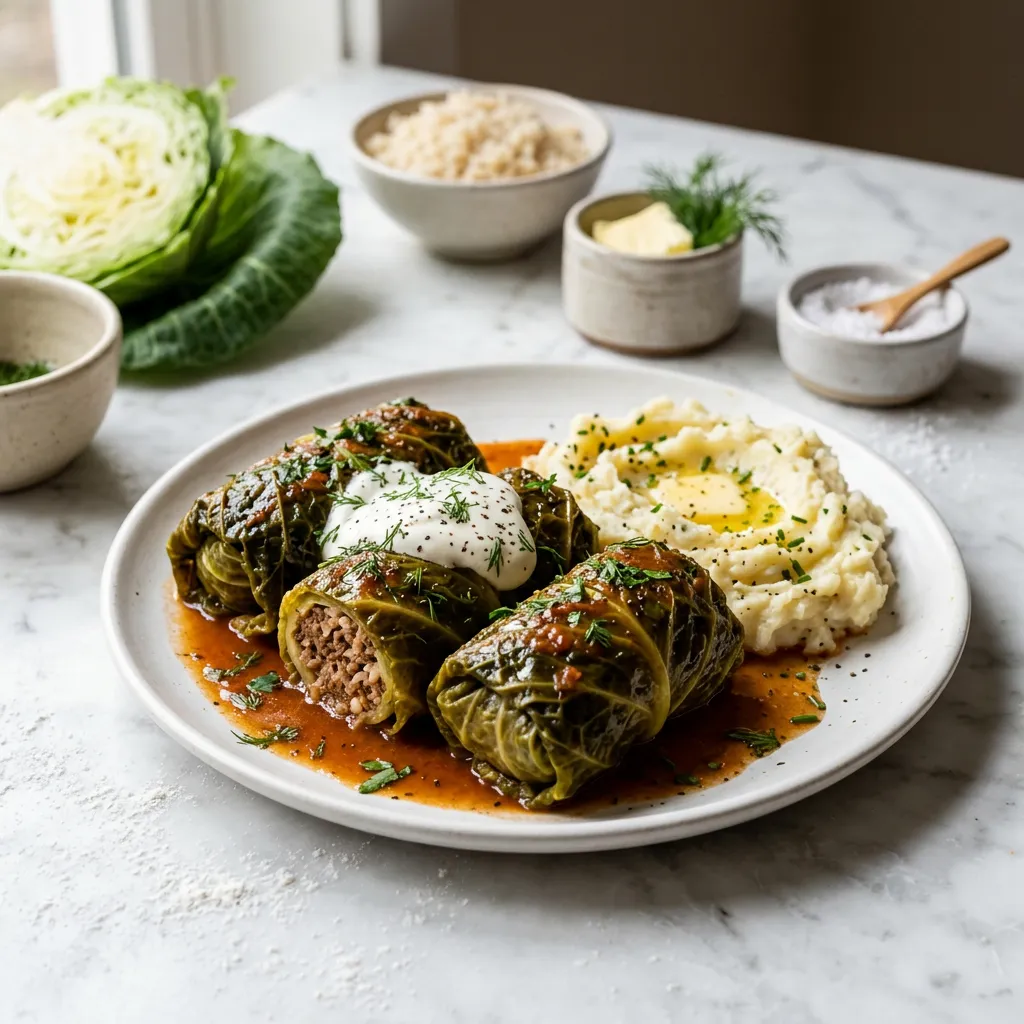 Gołąbki (Polish Stuffed Cabbage)