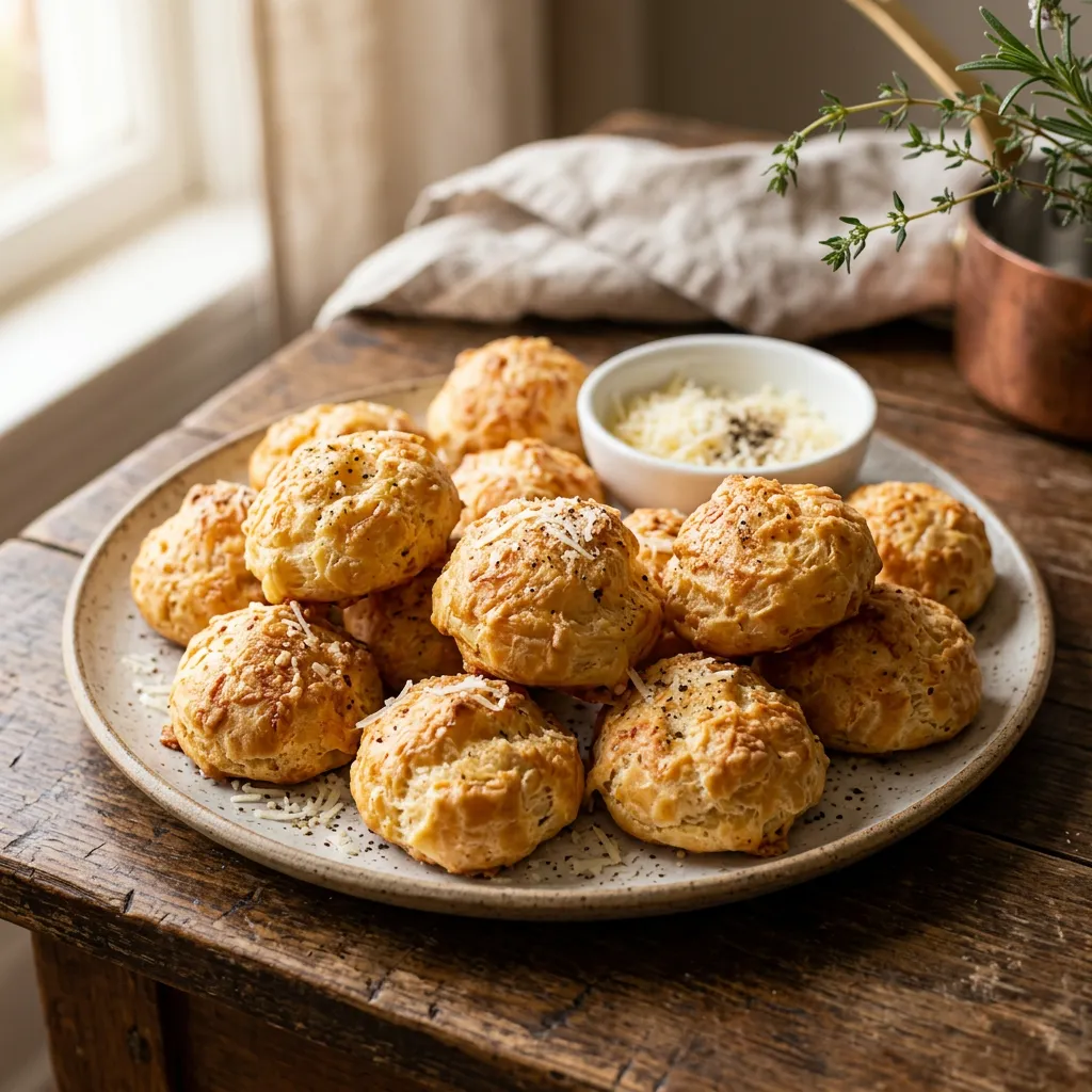 Gougères (French Cheese Puffs) Recipe