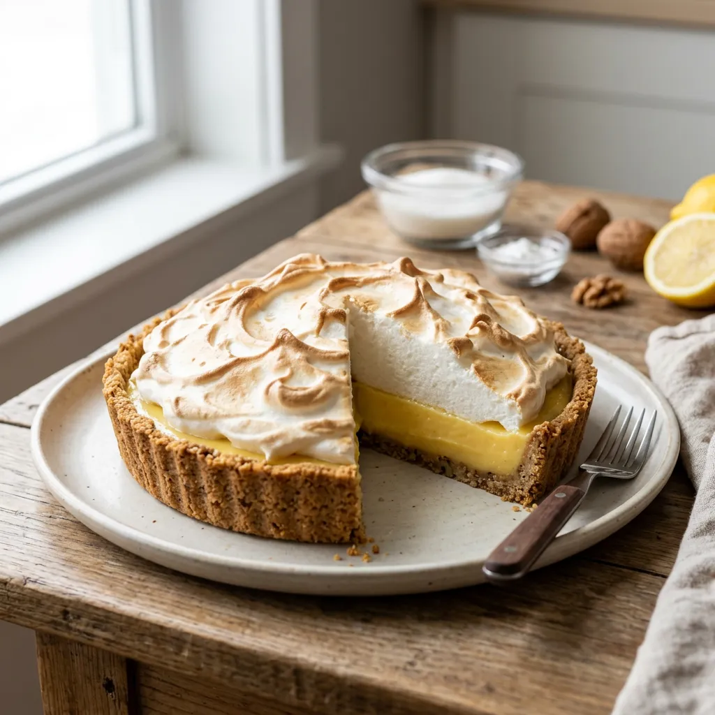 Graham Cracker Crust Lemon Meringue Pie