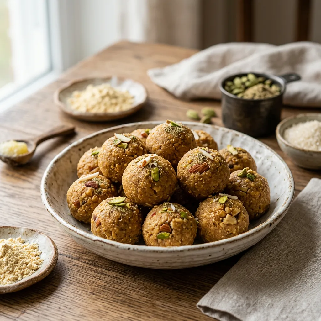 Gram Flour Besan Ka Laddoo