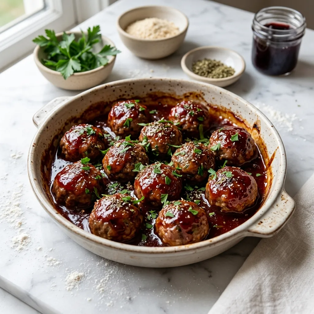 Grape Jelly Meatballs