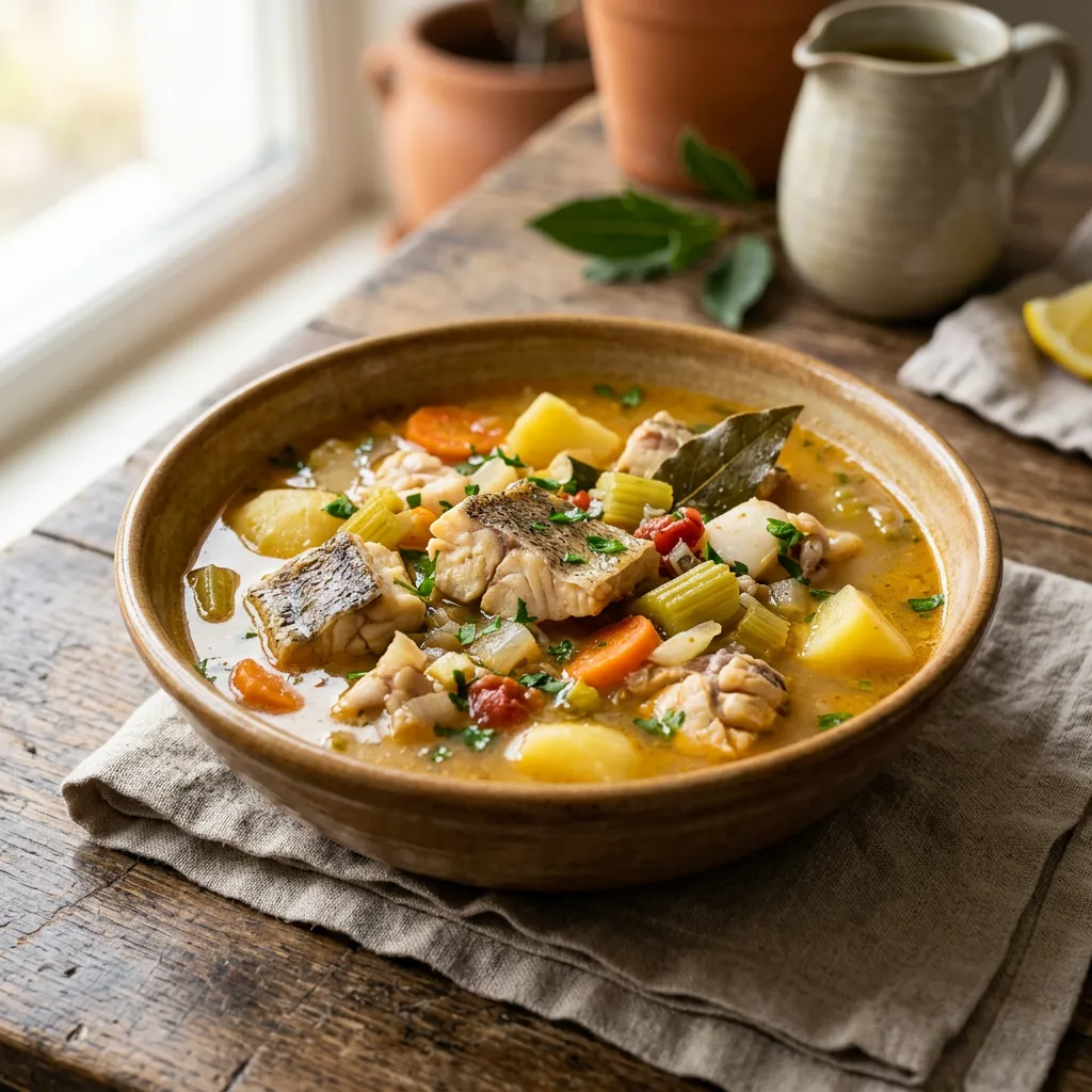Greek Fisherman's Soup Recipe (Kakavia)
