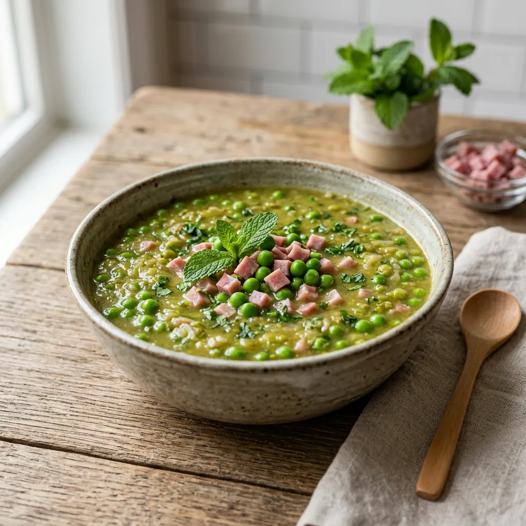 Green Pea and Ham Soup Recipe