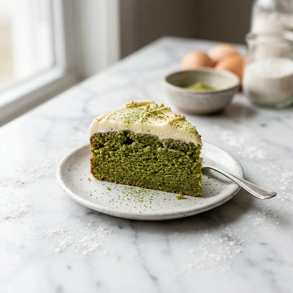 Green Tea Nokcha Cake