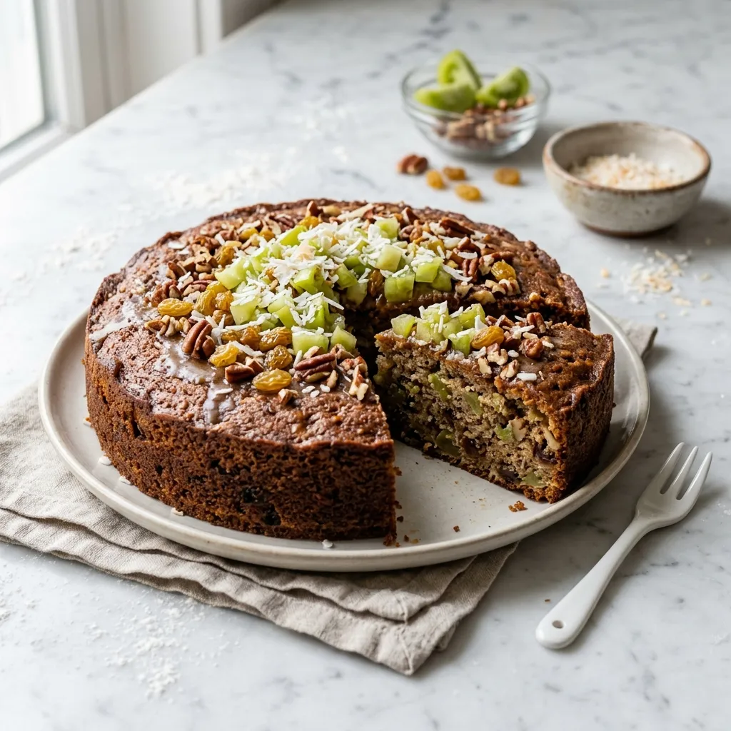 Green Tomato Cake With Nuts