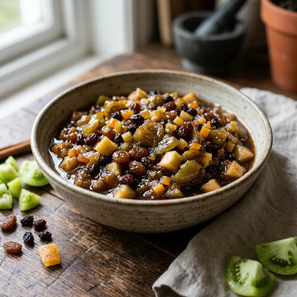 Green Tomato Mincemeat Recipe