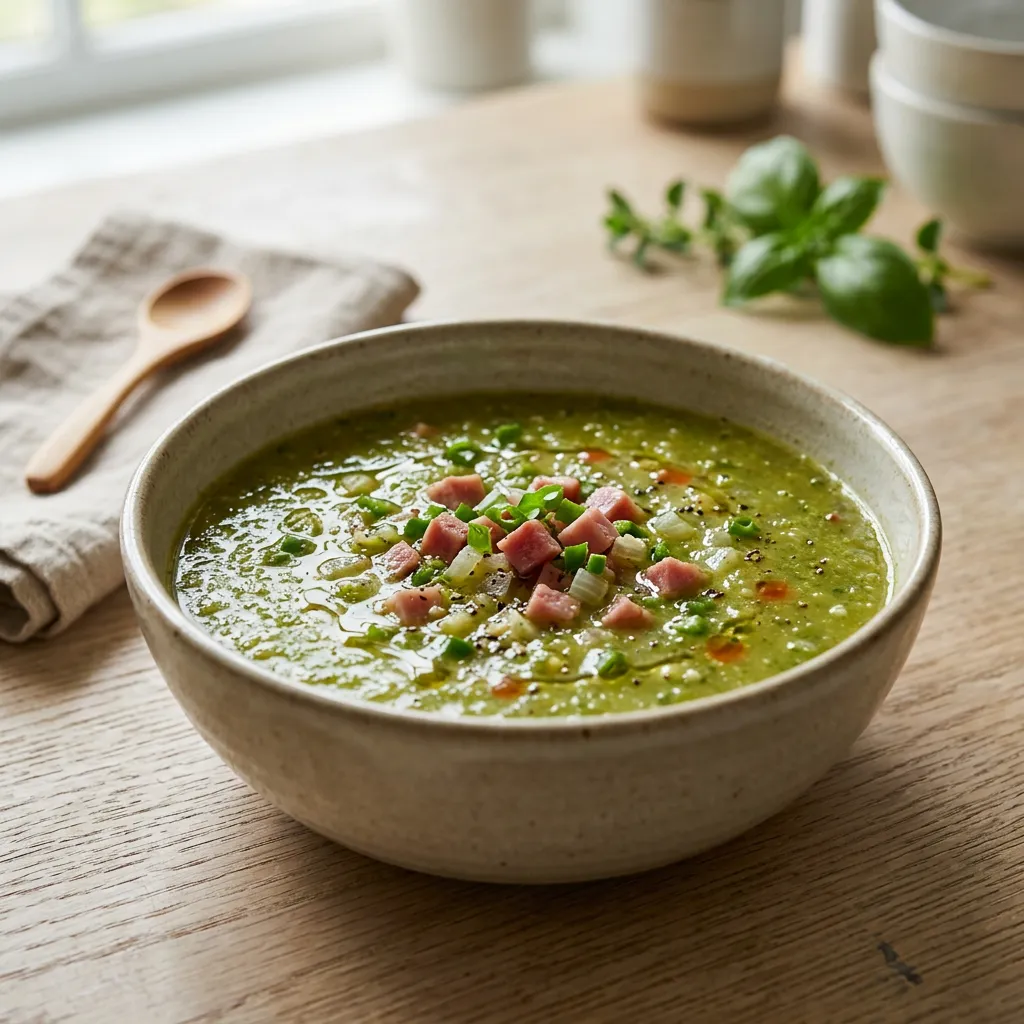 Green Tomato Soup With Country Ham Recipe