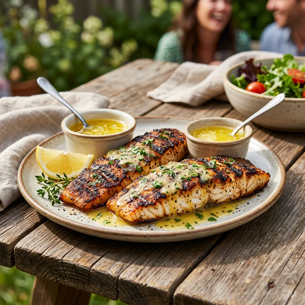 Grilled Blackened Red Snapper