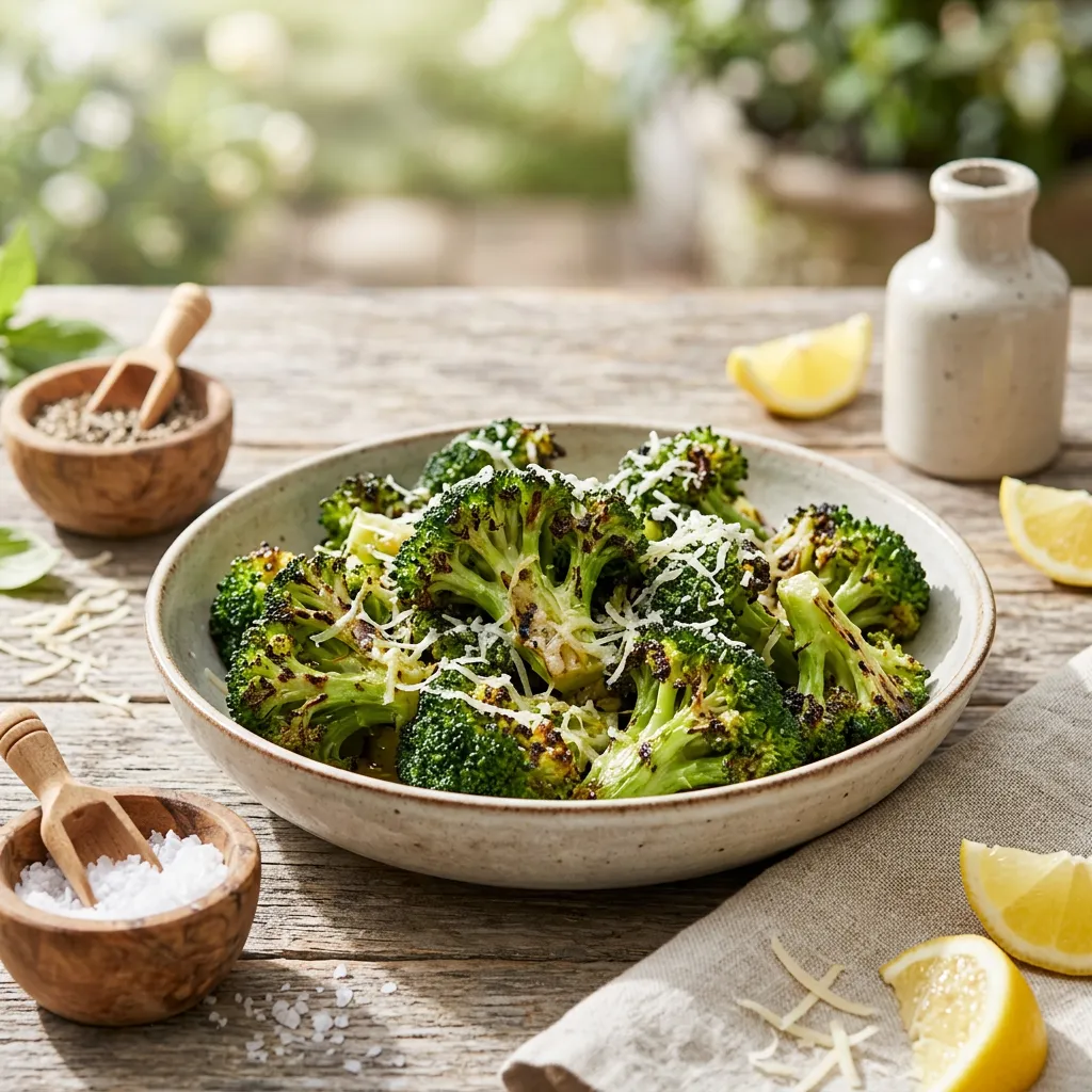 Grilled Broccoli for a Pan or Outdoor Grill