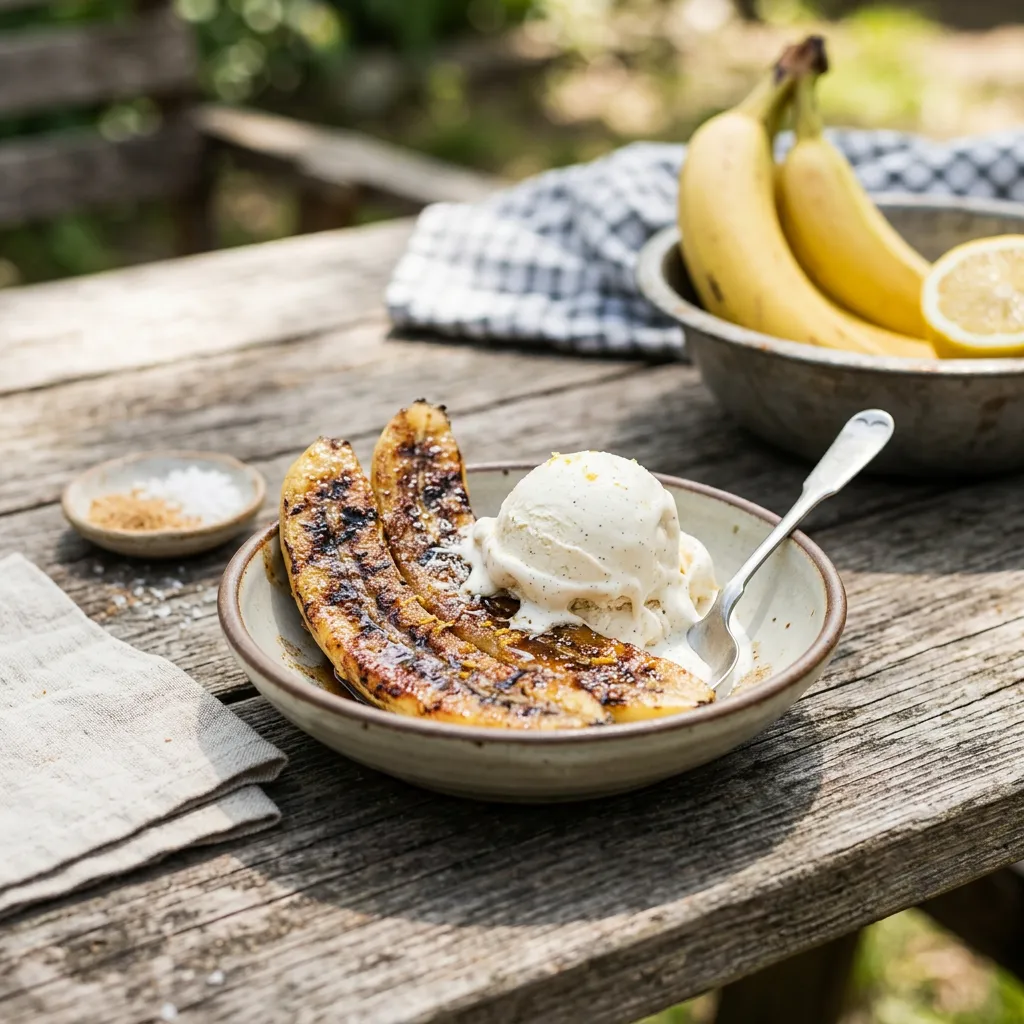 Grilled Brown Sugar Bananas