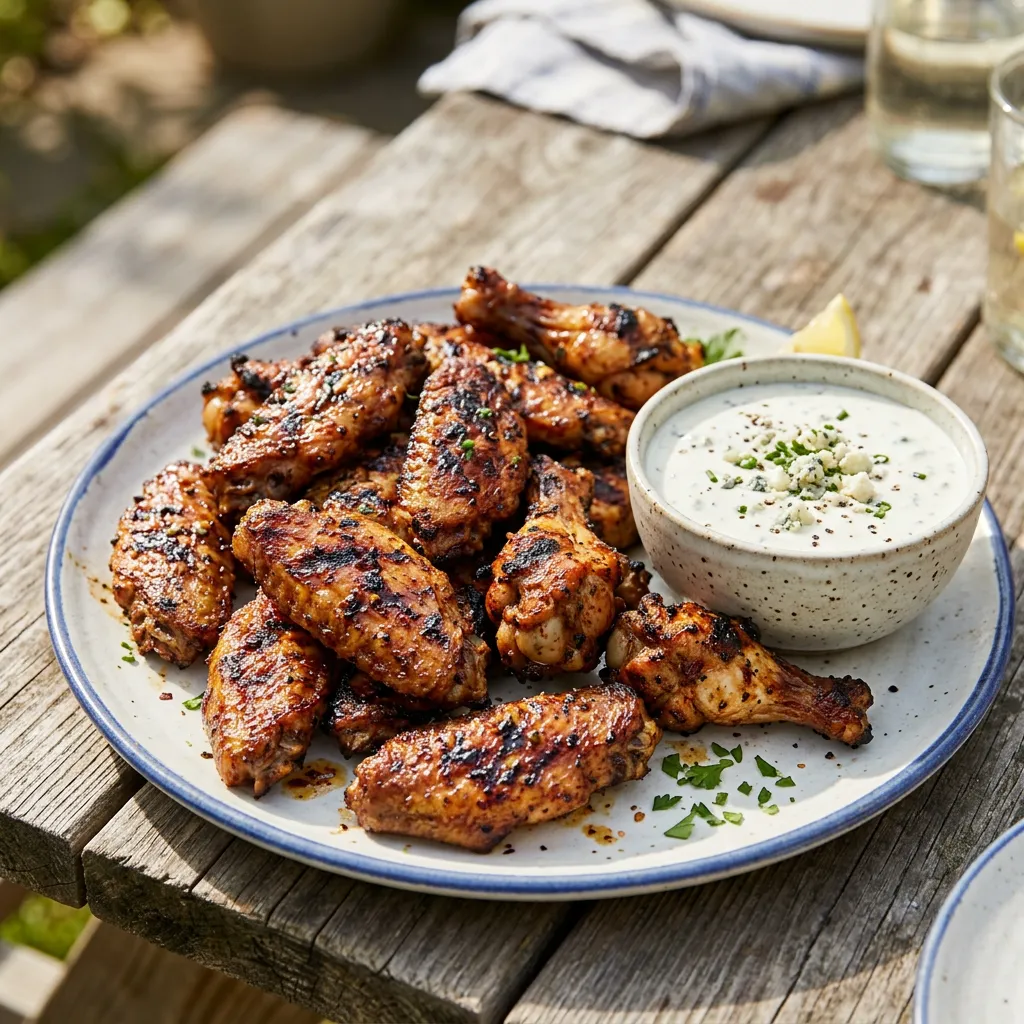 Grilled Buffalo Wings