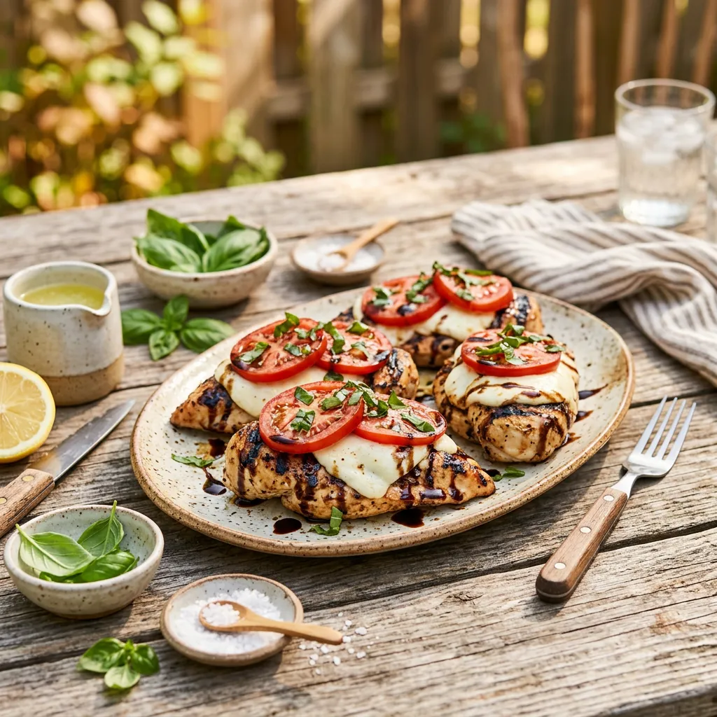 Grilled Caprese Chicken Recipe