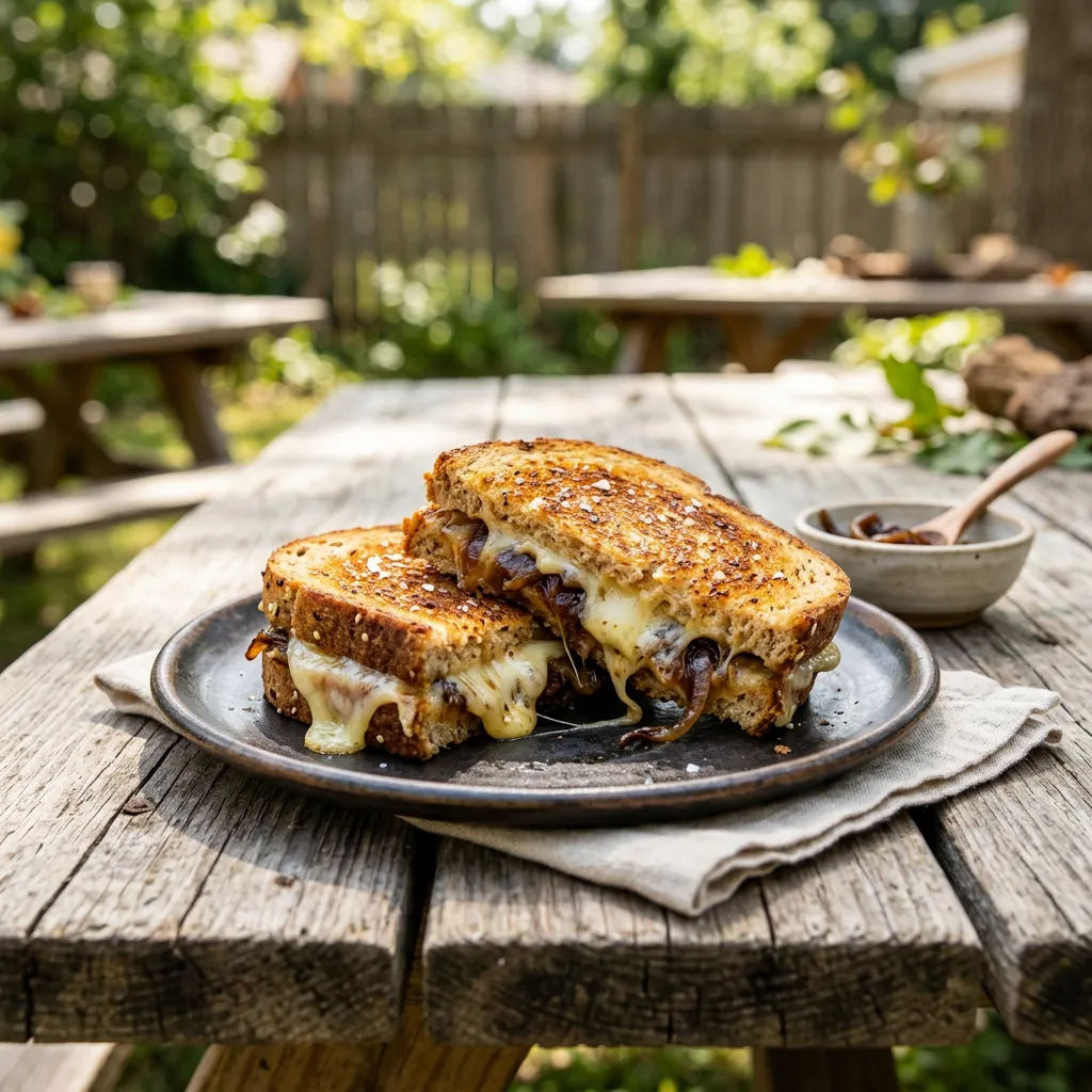 Grilled Cheese With Caramelized Onion Recipe