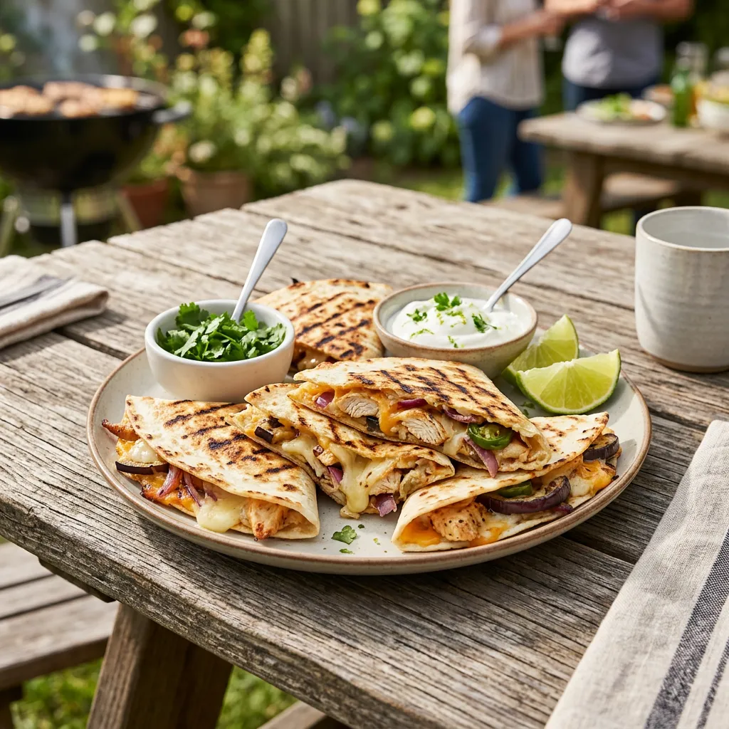Grilled Chicken Quesadilla