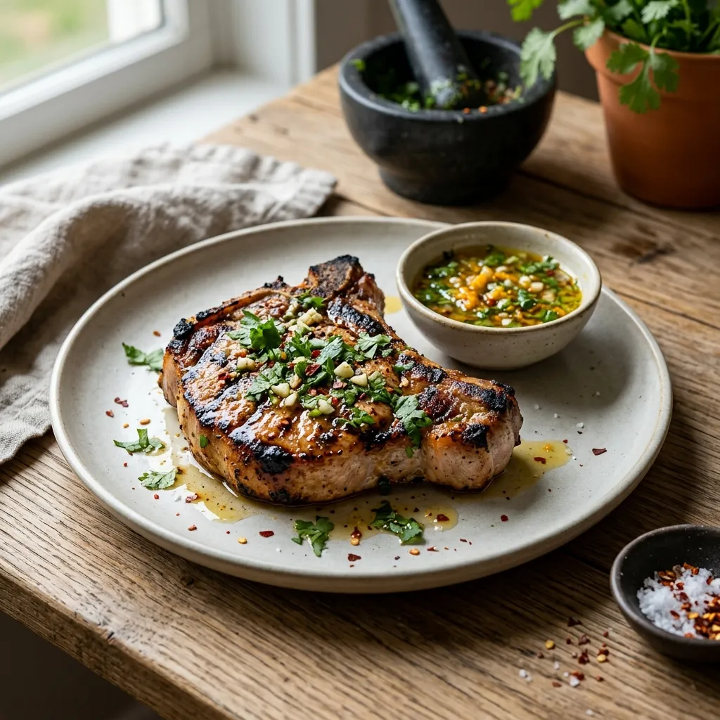Grilled Cuban-Style Pork Chops