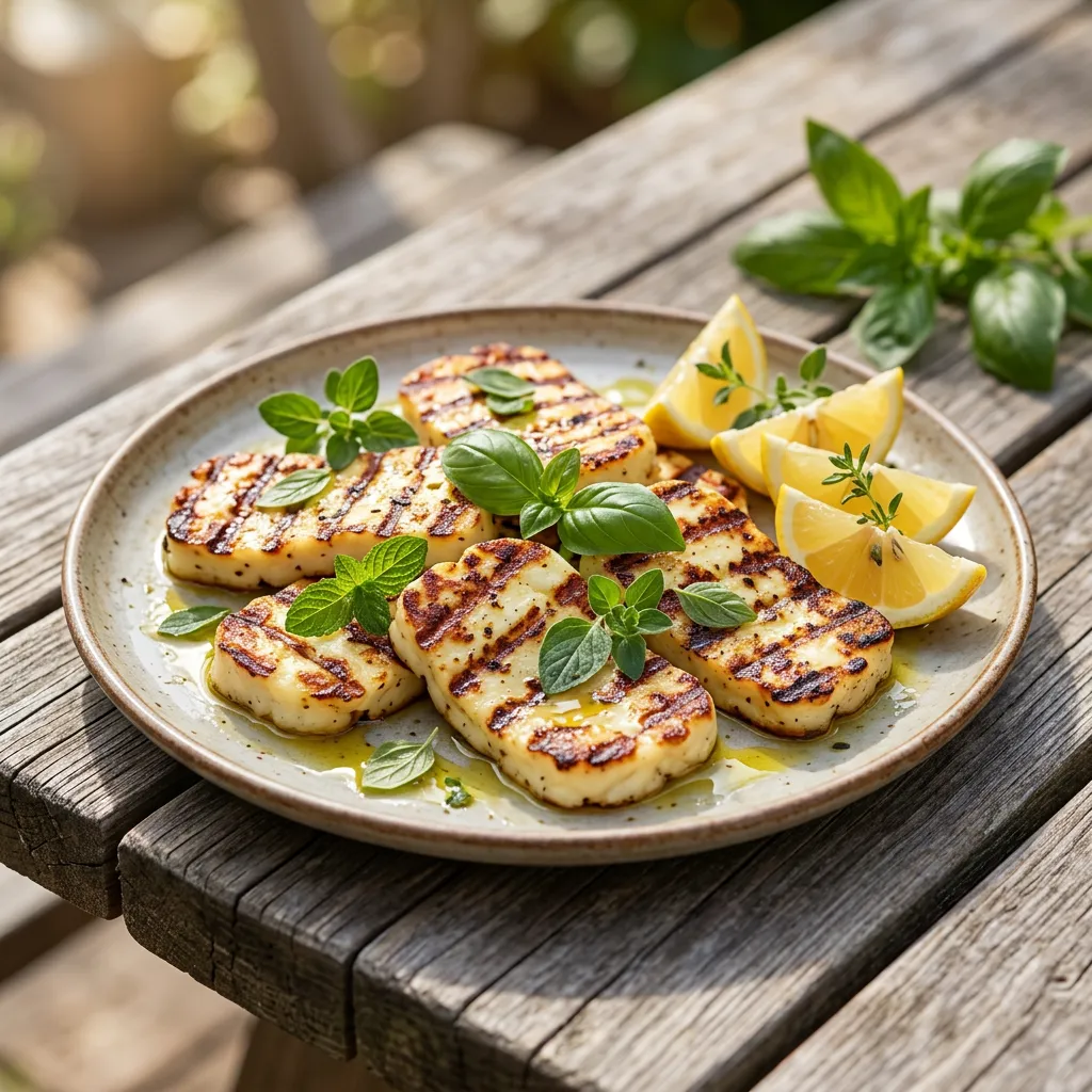 Grilled Halloumi Cheese