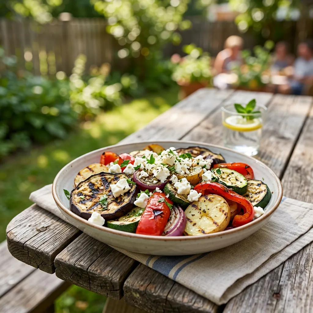 Grilled Mediterranean Vegetable Salad