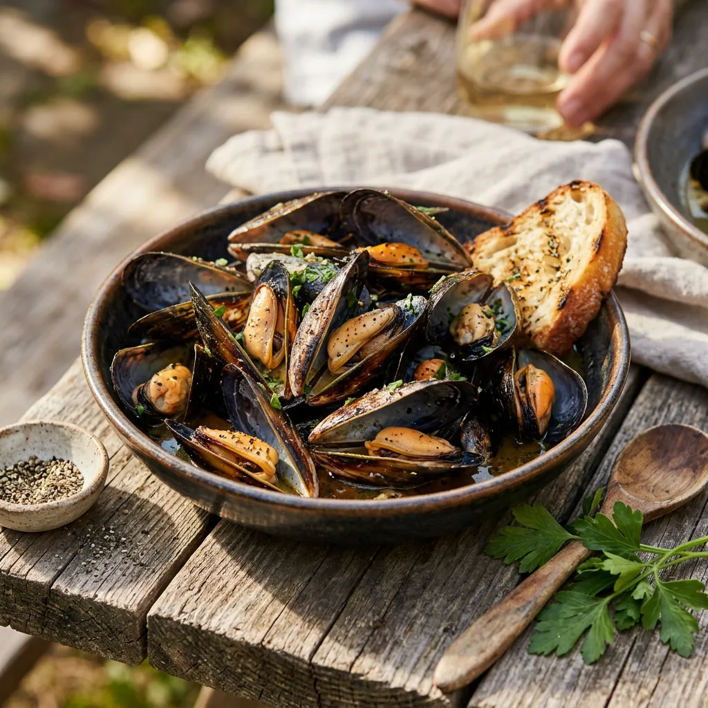 Grilled Mussels Recipe