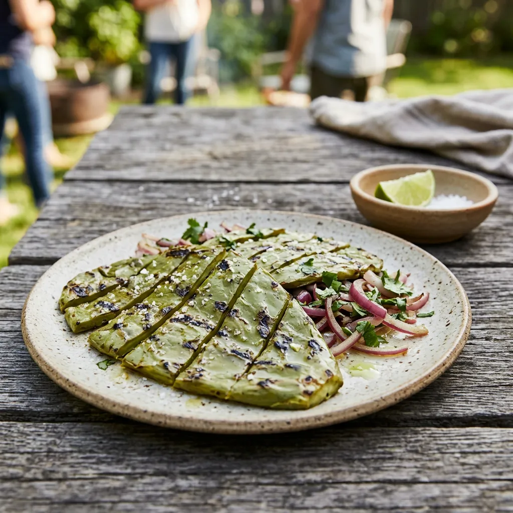 Grilled Nopales