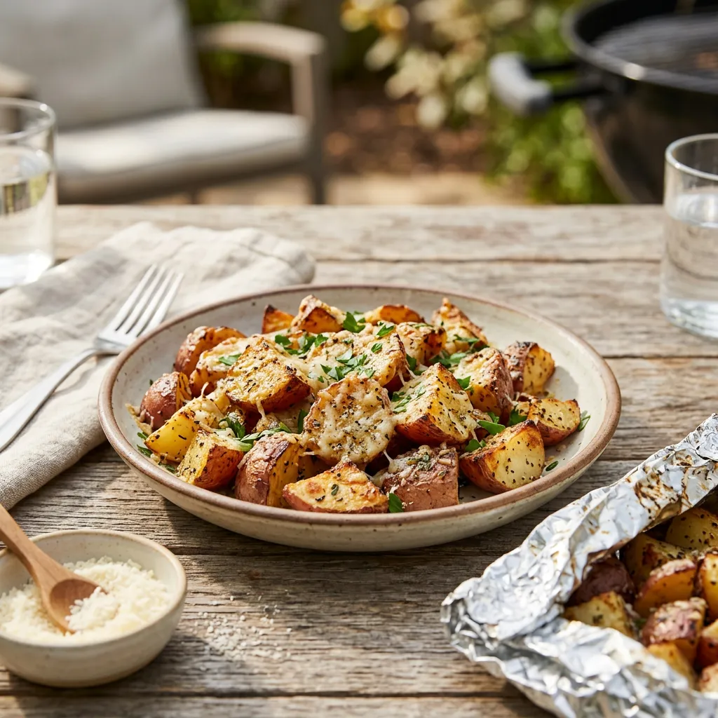 Grilled Parmesan Potatoes Recipe