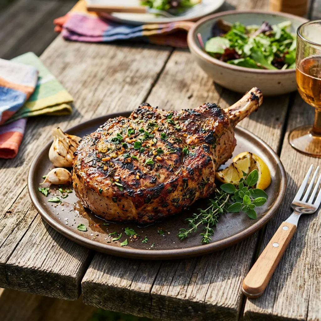 Grilled Pork Rib Roast Recipe