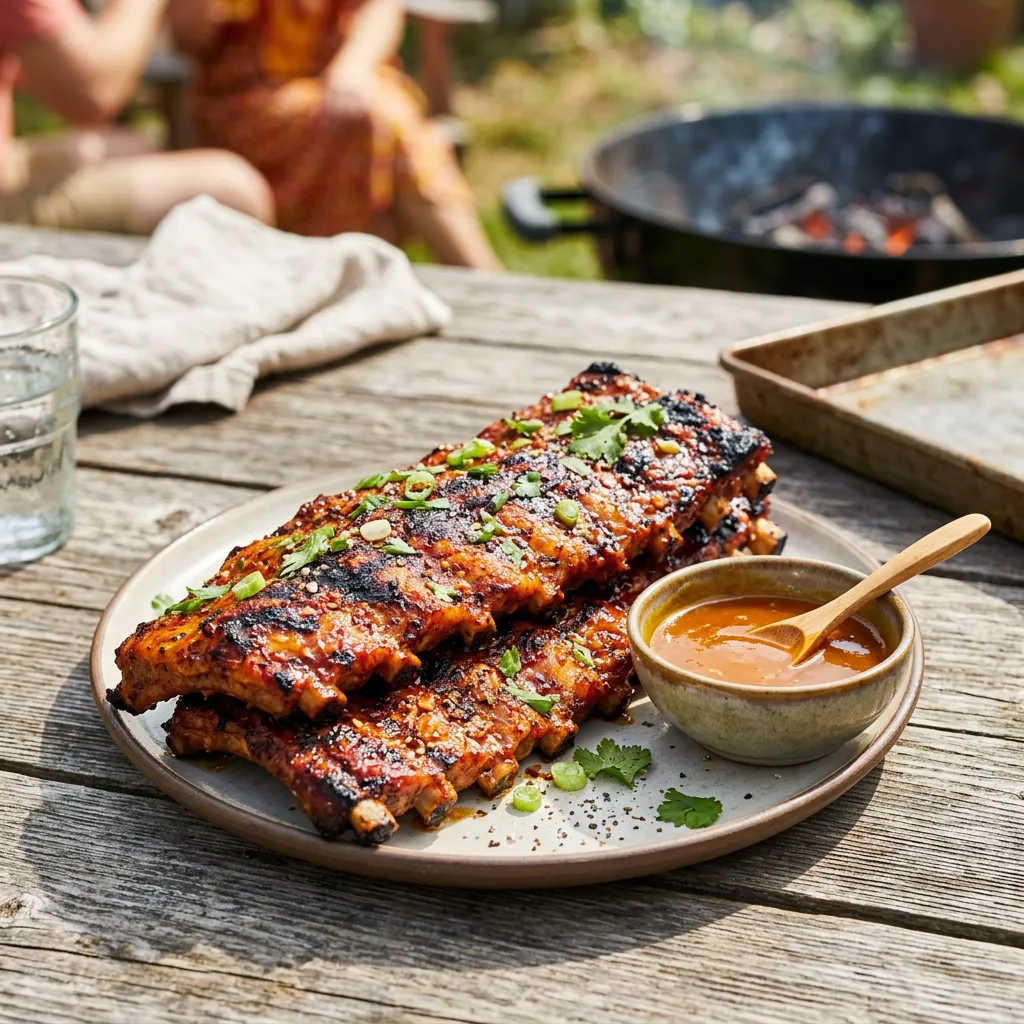Grilled Pork Ribs: Costillas de Cerdo a la Parilla