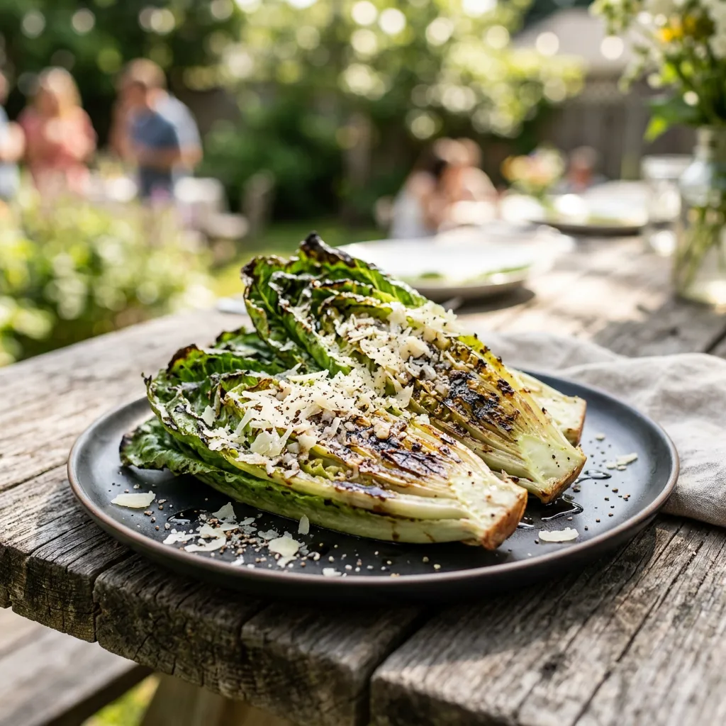 Grilled Romaine Hearts Recipe
