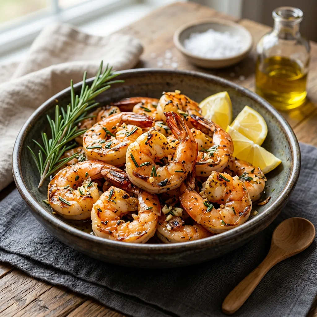 Grilled Rosemary Garlic Shrimp Recipe