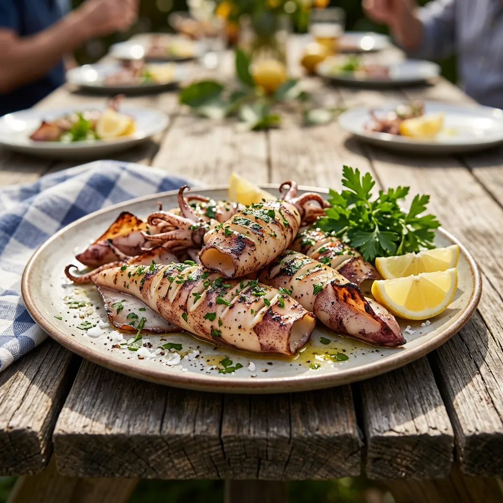 Grilled Squid (Calamari)