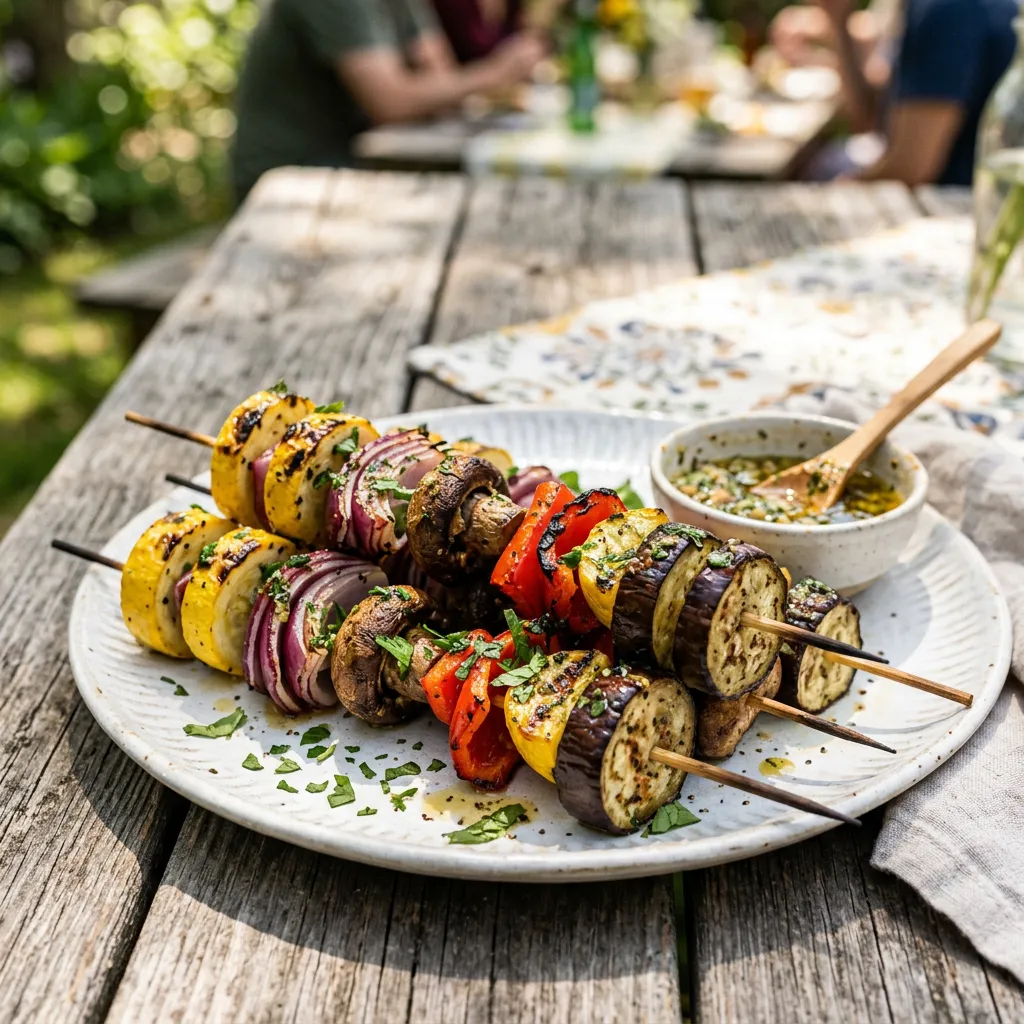 Grilled Vegetable Kebabs Recipe