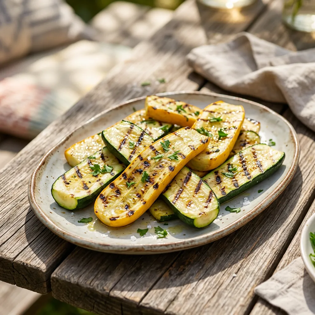 Grilled Zucchini and Summer Squash