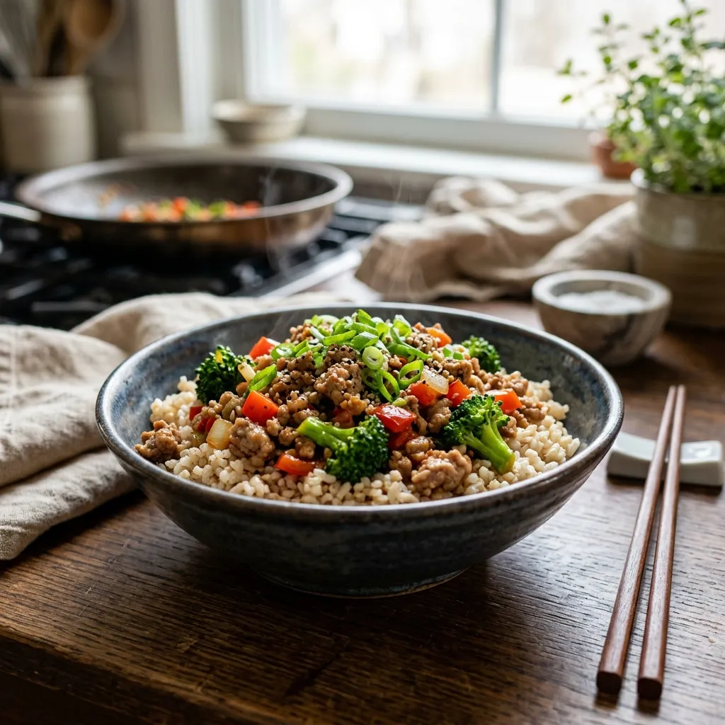 Ground Turkey Stir-Fry
