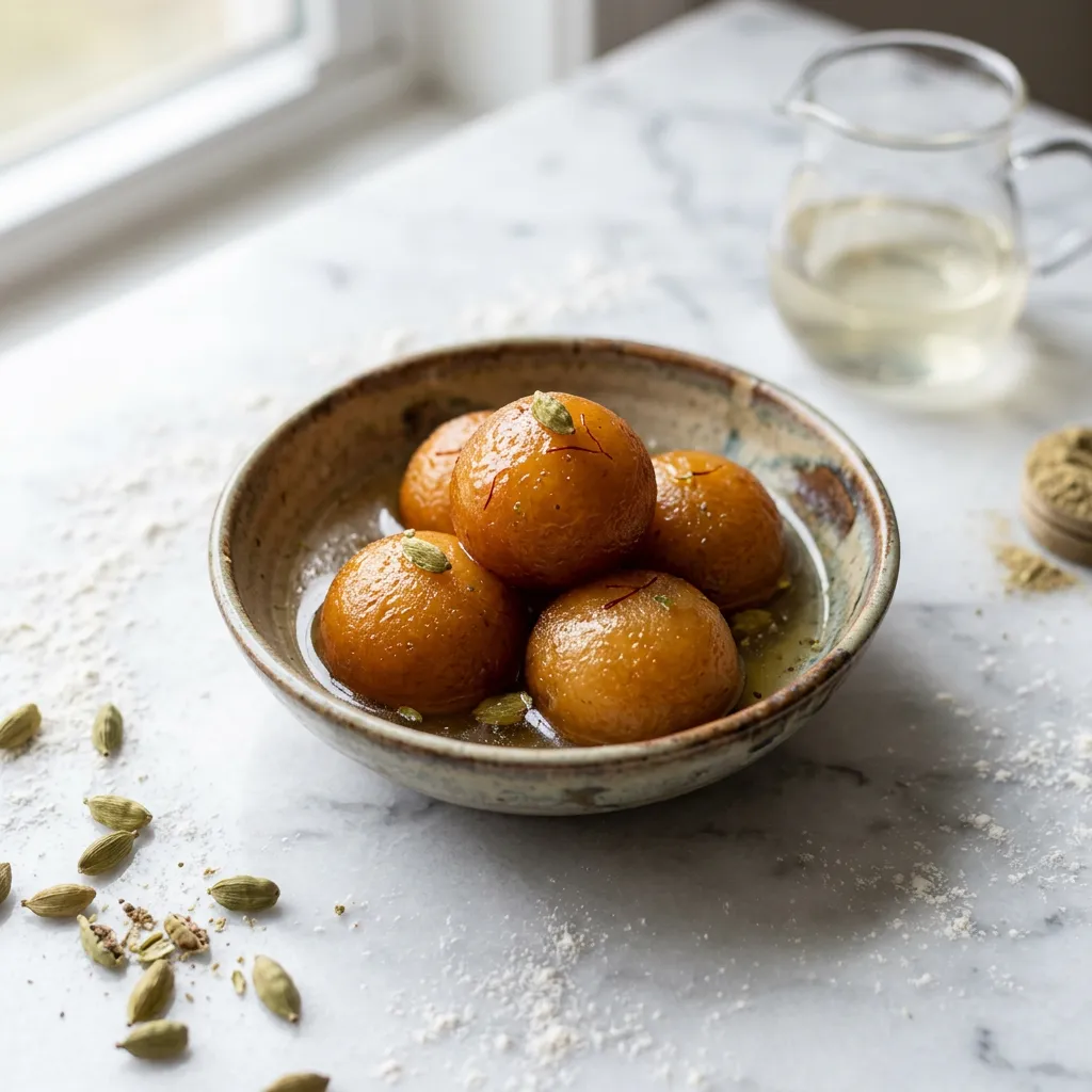 Gulab Jamun (Indian Milk Doughnuts) Recipe