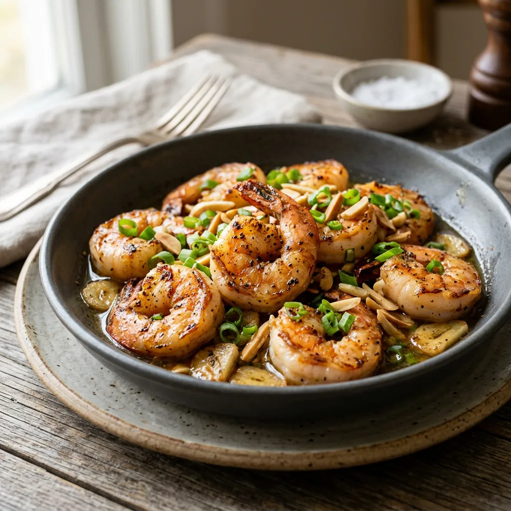 Gulf Shrimp With Lemon and Garlic Recipe