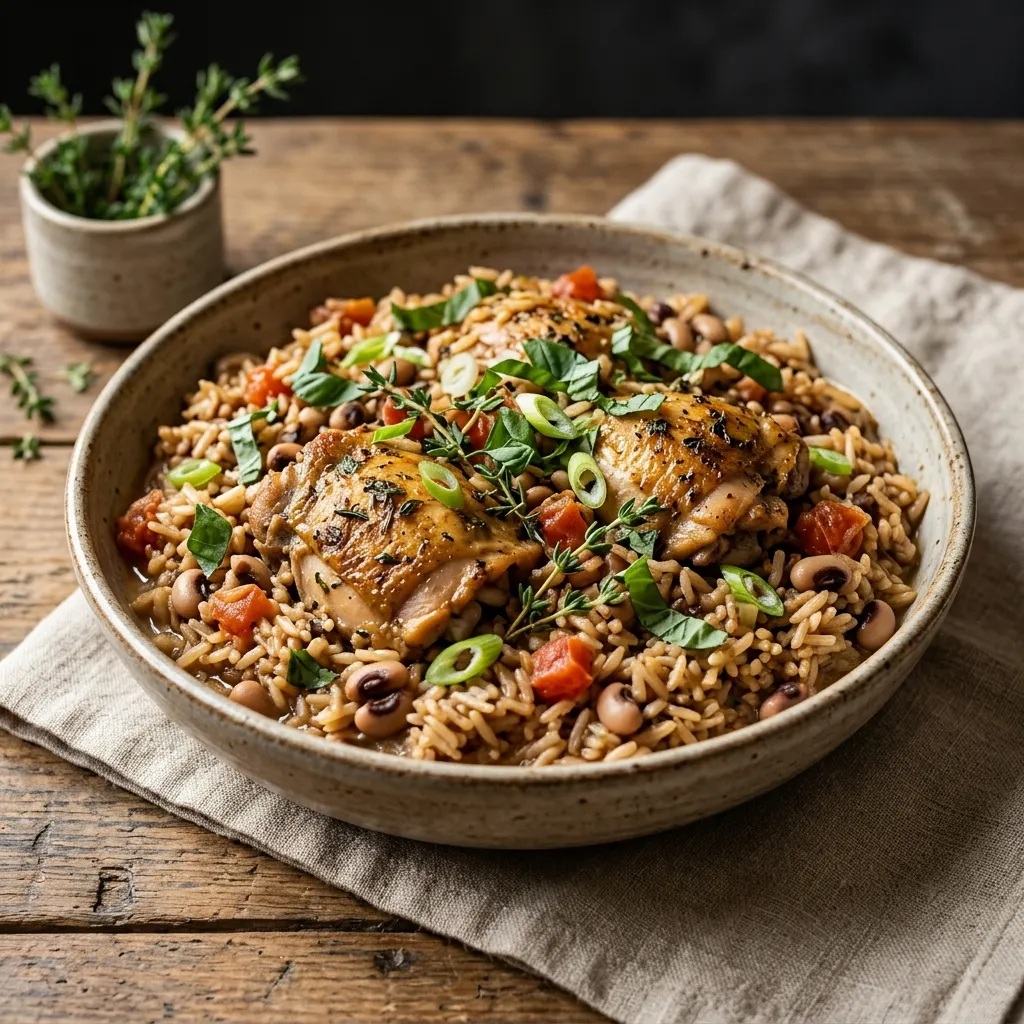 Guyanese Chicken Cook-Up Rice